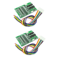 2X Battery Protection Board Balance 29.4V BMS 7S 20A Lithium 18650 Protection Board