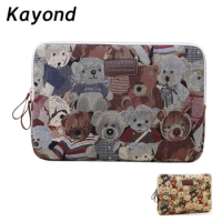 Kayond Brand Laptop Bag 10,11,12,13,14,15.6 Inch Lady Women Sleeve Case For MacBook Air Pro M1 Ipad Tablet Notebook PC Dropship
