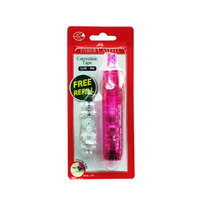 เทปลบคำผิด+รีฟิลล์ Faber-Castell QJR-506 สีชมพู 5มมx6ม.