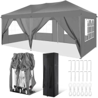 NEW 10x20ft Outdoor Wedding Pop Up Canopy Heavy Duty Instant Party Tent Gazebo