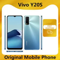 International Version Vivo Y20S 4G LTE Mobile Phone Snapdragon 460 Android 10.0 Funtouch 4GB RAM 128GB ROM 6.51" Full Screen