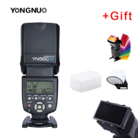 Yongnuo YN560 IV YN560IV Universal Wirelss Master Slave Flash Speedlite for DSLR Camera with 4 Free Gift Like Refecter diffuser