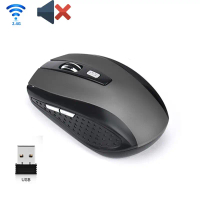 2.4Ghz  Wireless Mouse For PC Computer Ergonomic Optical DPI1600 Gamer Mice Silent Mouse ไร้สาย เมาส