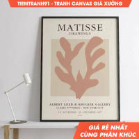 Tranh treo tường, Vintage Exhibition Henri Matisse Flower Application Poster, Abstract Art, Line Art