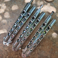 THEONE BM42 BM43 BM40 Balisong Trainer New Version Mirror Models 440C Steel Butterfly Training Knife