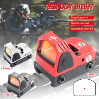 VASTFIRE Metal Mini internal RMR Red Dot Rifle Reflex Sight Collimator Scope Fit 20mm Rail For Glock 17 19 Hunting