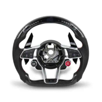 TT R8 Steering Wheel for Audi A3 A4 B9 A5 RS3 RS4RS5 S3 S4 S5 LED Carbon Fiber Steering Wheel