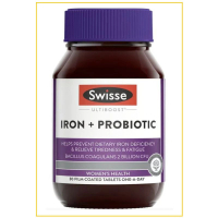 SWISSE 斯維詩鐵元素益生菌片30粒 ULTIBOOST IRON + PROBIOTIC 30 TABLETS   