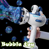 Spaceman Bubble Toy In Large Guns Fully Automatic Space Soap Bubble Summer Outdoor Party Weeding Toys For Ki E1p4