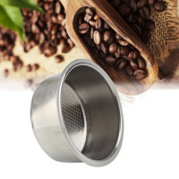 Non Pressurized Filter Basket 51mm Coffee Filter Cup 2-Cup 4-Cup Coffee Products Fit For Breville Delonghi Filter Krups
