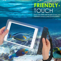 MoKo Universal Waterproof Case Tablet Dry Bag Pouch for iPad Mini 2019/4/3/2 Samsung Tab 5/4/3 Galaxy Note 8 Tab S2/Tab E/Tab A