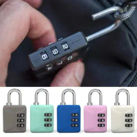 3 Dial Digit Combination Lock Trolley Case Password Lock Portable Security Anti-theft Luggage Backpack Suitcase Padlock
