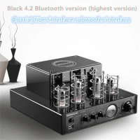 New Black Nobsound MS-10D MKII Hifi 2.0 Tube Amplifier USB/ 4.2 Bluetooth /Fiber Coaxial Amplifier Audio Amplifier 25W*2