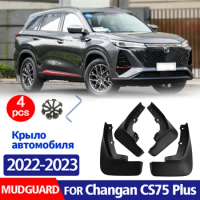 FOR Changan CS75 plus 2022 2023 Mudguard Fender Mud Flap Guards Splash Muflaps Car Accessories Mudguard Front Rear 4pcs