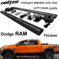 HOT electric side step nerf bar running board for Dodge Ram 2009-2024,100% Thicken,can load 300kg,real IATF16949 quality