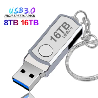 New 2023 High Speed USB 3.0 16TB Metal Pendrive 8TB Portable SSD Cle USB Flash Drive 4TB 2TB OTG Memoria USB Stick Free Shipping