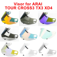 Helmet Visor For ARAI TOUR CROSS3 TX3 XD4 Motorcycle Helmets Vision Lens Case For CROSS3 Helmet Lens Windshield Moto Accessories