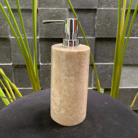 Dispenser marmer putih / tempat sabun cair marmer / dispenser soap marble