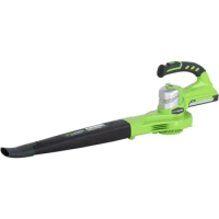 Greenworks 24V Cordless Blower (130 MPH / 330) with 2AH Battery and Charger