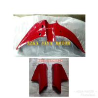 Spakbor Depan Yamaha F1ZR merah / Vega R Lama old + tutup shock depan