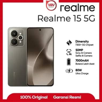 Hp Realme 15 5G Ram 12GB Internal 256GB Garansi Resmi Suit Titanium