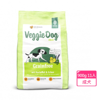 【Green Petfood 綠自然】機能素食 馬鈴薯+豌豆 無穀低敏成犬飼料 9.9kg(狗飼料 乾糧 綠色食品)
