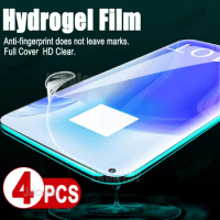 4PCS Safety Soft Film For Xiaomi Mi 10t Hydrogel Film Full Cover For Xiaomi10t Mi10t Pro Xiomi 10 t Water Gel Film Not Glass