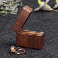 Engagement Ring Box For Proposal Wood Ring Box Proposal Small Engagement Ring Holder Box Unique Shape Ring Holder