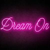 Dream on neon sign,Dream on neon light,Dream on sign,Neon sign bedroom pink,Neon light sign bedroom decor,Led neon sign pink