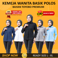 KEMEJA WANITA LENGAN PANJANG/KEMEJA POLOS WANITA/KEMEJA CEWEK/KEMEJA SLIMFIT CEWEK BAHAN ADEM