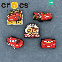 Phụ Kiện Đồ Trang Trí McQueen, Chủ Đề Xe Hoạt Hình, Charm Jibbitz, Chủ Đề Xe