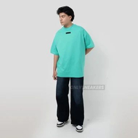 ESSENTIALS FOG CREWNECK TSHIRT MINT LEAF S