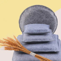 Wool Felt Cushion Poke Craft Tools for DIY Needle Kit Felting Plush Toys Wear-resistant Felt Pad Durable Shockproof Poke Art Mat