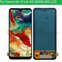 super amoled 6.57'' Display Replacement For Xiaomi Mi 10 Lite 5G LCD Touch Screen Digitizer Assembly For Mi 10 Lite