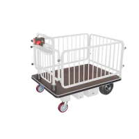 107 Electric Wire Fence Platform Cart For Materials Handling Power Industrial Moving Trolley