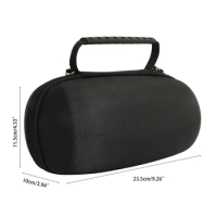 Travel Carry Storage EVA Case Hand Bag Protect for jbl-Charge 5 Wireless Speaker with Hand Shoulder Strap L41E