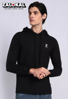 REMIX JEANS T-Shirt Lengan Panjang Dengan Hoodie 2047J01