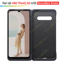 Original for LG V60 ThinQ 5G LCD Dual Screen Secondary screen With Frame magnetic adapter For LG V60 dual screen display LM-V600