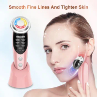 7in1RF&amp;EMS Radio Mesotherapy Electroporation rf lifting Beauty LED Photon Face Skin Rejuvenation Remover Wrinkle Radio Frequency