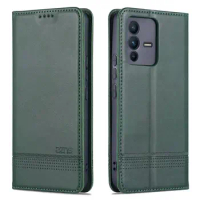 Leather Case For Vivo V20 Pro V20SE V21 V21E V23 V23E Wallet Case Magnetic Flip Cover For VIVO V20 SE V20Pro V21E V23E V23 Case
