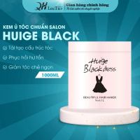 Kem ủ tóc Huige black dress, dầu ủ hấp xả váy tóc phục hồi tóc hư tổn, giảm trẻ ngọn ủ tóc huige