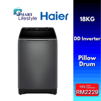 Haier DD Inverter เครื่องซักผ้าฝาบน (18กก.) HWM180-BD2178S8/(20กก.) HWM200-BD2178S8