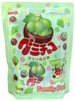 明治 - 明治朱古力橡皮糖家庭裝青提味18g*6袋　117a