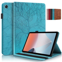 Tablet Cover For OPPO Pad Air Case 10.36 inch Emboss Tree Flip Wallet Stand Cover For Funda OPPO Pad Air 10.36" 2022 Case Coque