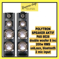 POLYTRON PAS 8E28 / PAS8E28 Speaker aktif karaoke bluetooth