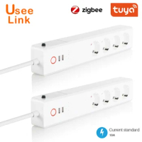 Zigbee Smart Power Strip Power Bar Multiple Outlet Extension Cord