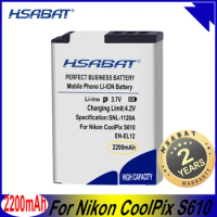 HSABAT EN-EL12 2200mAh Battery for Nikon CoolPix S610 S610c S620 S630 S710 S1000pj P300 P310 P330 S6200 S6300 S9400 S9500 S9200