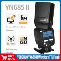YONGNUO YN685 N YN685 II C 2.4G System TTL HSS Wireless Flash Speedlite For Nikon / Canon D750 D810 DSLR Camera Flash Speedlite