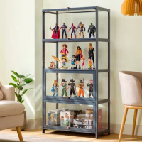 Acrylic Transparent Display Cabinet for Figures, Dustproof Display Case, Living Room Storage Box, Commodity Shelf Bookcase, Shel