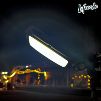【LIFECODE】360度超亮夜衝露營燈/工作燈-灰色